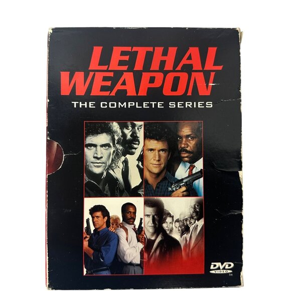 Lethal Weapon Complete Series DVD Set 1998 Mel Gibson Danny Glover Warner Bros - Picture 1 of 15